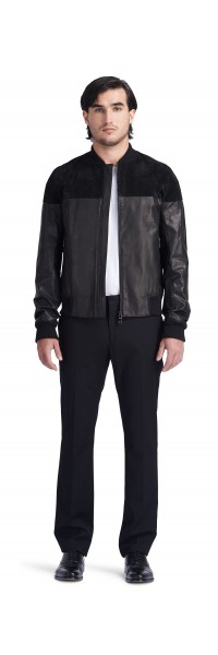 Ben Bomber Leather Jacket