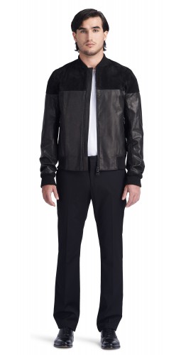 Ben Bomber Leather Jacket