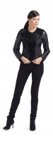 Beth Black Calf Leather Jacket