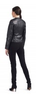 Beth Black Calf Leather Jacket