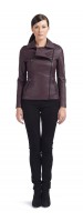 Mary Black Stretch Leather Perfecto Jacket