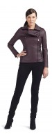 Mary Black Stretch Leather Perfecto Jacket