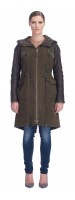 Clara Army Shearling Coat