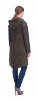 Clara Army Shearling Coat