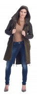 Clara Army Shearling Coat