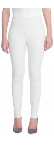 Jana Vanilla Stretch Lambskin Leggings