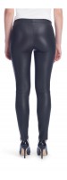 Jana Black Stretch Lambskin Leggings