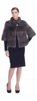 Katerina Charcoal Rex Fur Jacket