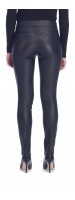 Maggie Black Stretch Leather Pants