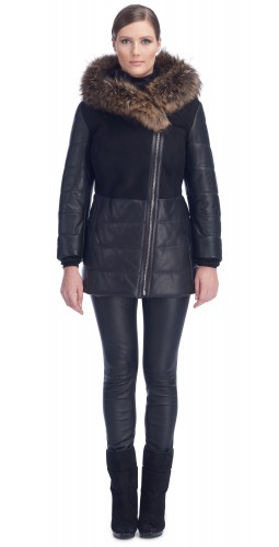 Tonia Black Shearling Jacket