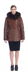 Tonia Tan/Brown Shearling Jacket