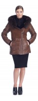 Tonia Tan/Brown Shearling Jacket