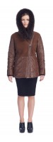 Tonia Tan/Brown Shearling Jacket