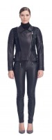 Tori Black Calf/Leather Jacket