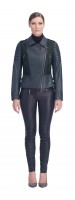 Tori Emerald Calf/Leather Jacket