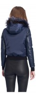 Maura Blue Short Puffy Jacket