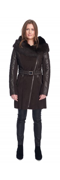 Melanie Brown Shearling Coat