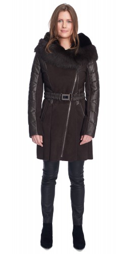 Melanie Brown Shearling Coat