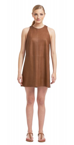 Daria Unlined leather Dress