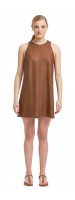 Daria Unlined leather Dress