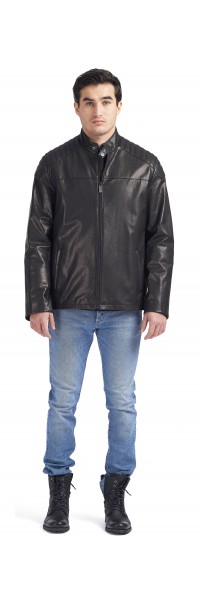 Fernando Black Moto Jacket