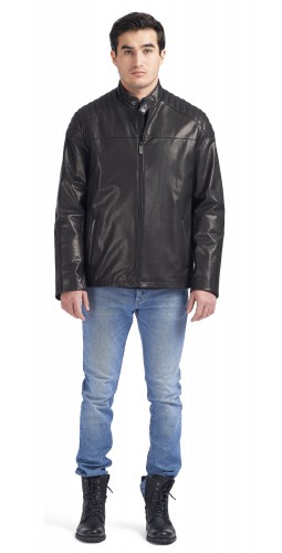 Fernando Black Moto Jacket