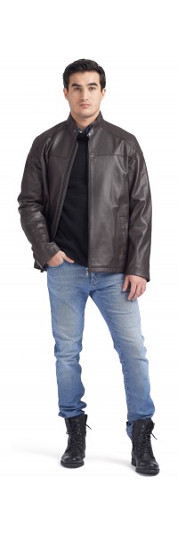 Fernando Brown Moto Jacket