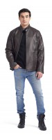 Fernando Brown Moto Jacket