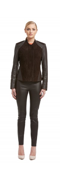 Karen Brown Suede/Leather Jacket