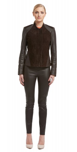 Karen Brown Suede/Leather Jacket