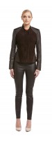 Karen Brown Suede/Leather Jacket