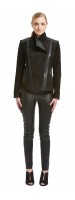 Kate Black Suede/Leather Jacket