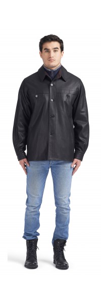 Charlie Eurolite Lambskin Leather Shirt